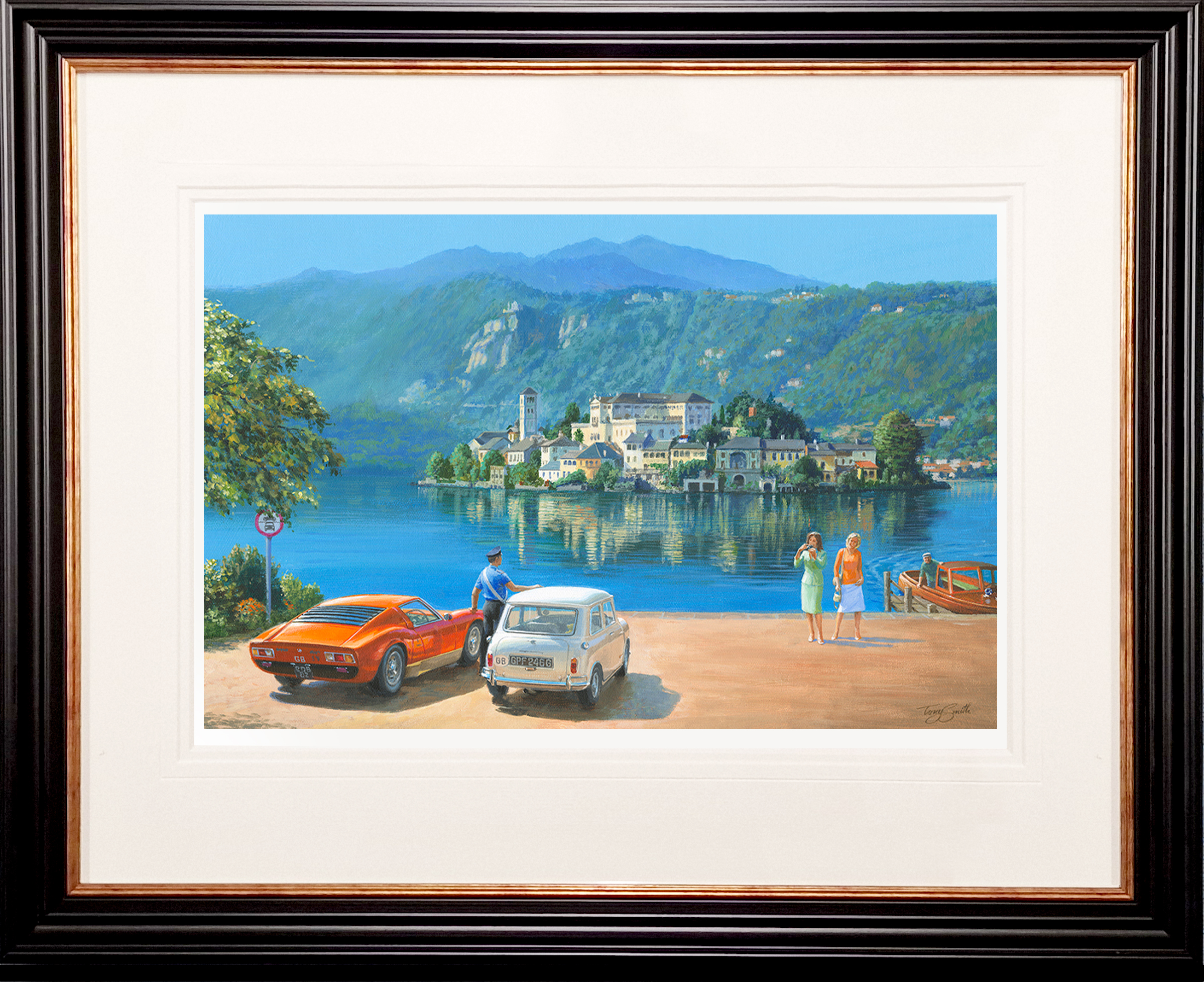 The Italian Job Lives 3 Tony Smith art framed Haddon Galleries