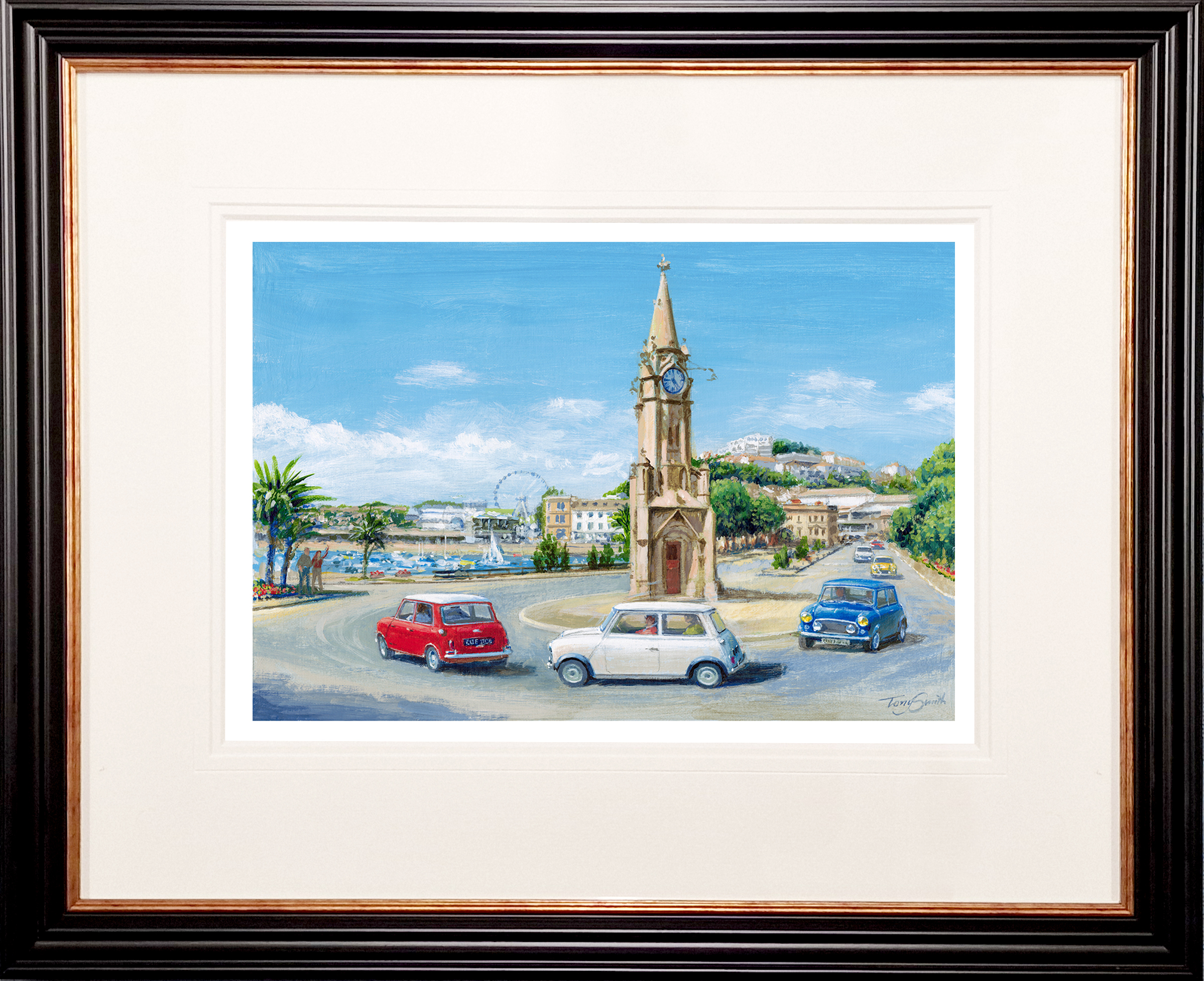 The Italian Job Lives Torquay by Tony Smith at Haddon Galleries