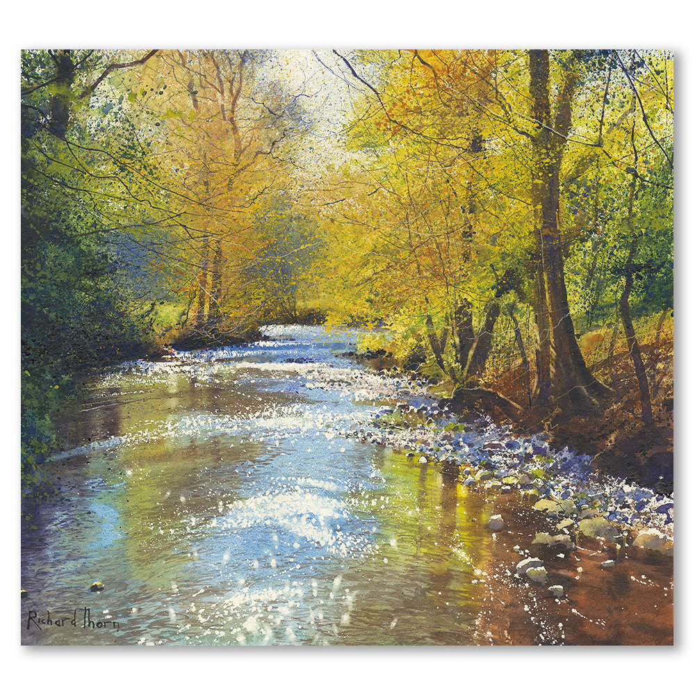 autumn-gold-richard-thorn-art-landscape-nature-riverscape-seascapes-framed-wall-art-prints-devon-cornwall-woodland-english-countryside-limited-edition