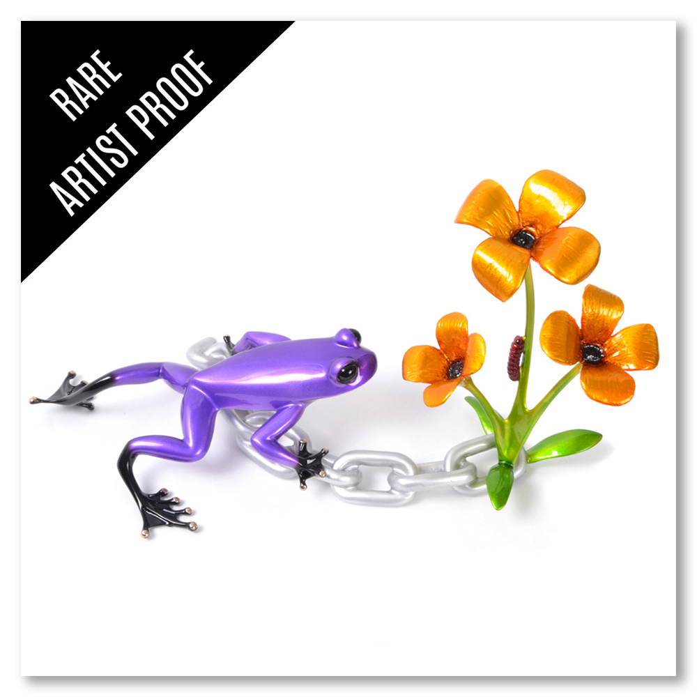 california-gold-artist-proof-frogman-solid-bronze-frogs-tim-cotterill