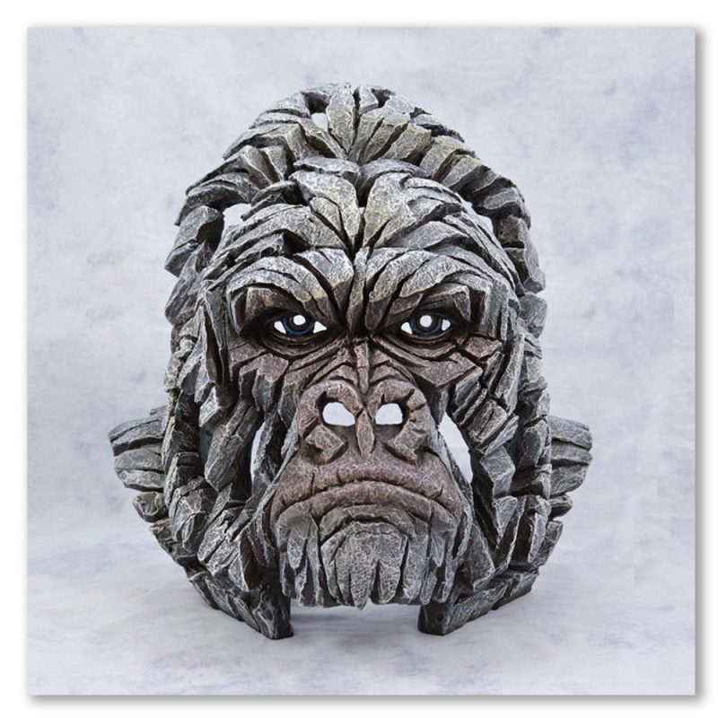 gorilla-bust-white-edge-grey-sculpture-matt-buckley