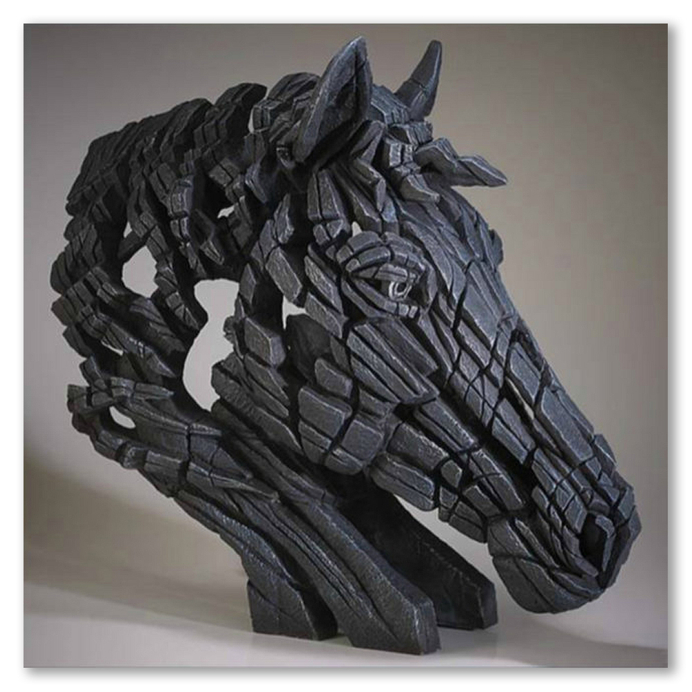 horse-bust-black-edge-sculpture-matt-buckley