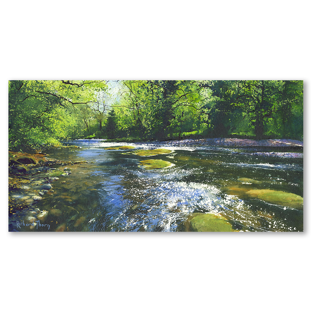 islands-in-the-stream-richard-thorn-art-landscape-nature-riverscape-seascapes-framed-wall-art-prints-devon-cornwall-woodland-english-countryside-limited-edition