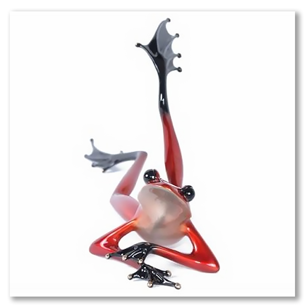 lady-in-red-frogman-solid-bronze-frogs-tim-cotterill