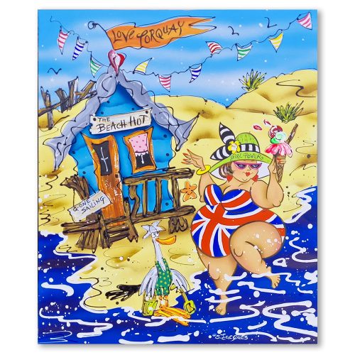 Love Torquay Stephanie Jacques framed wall art print