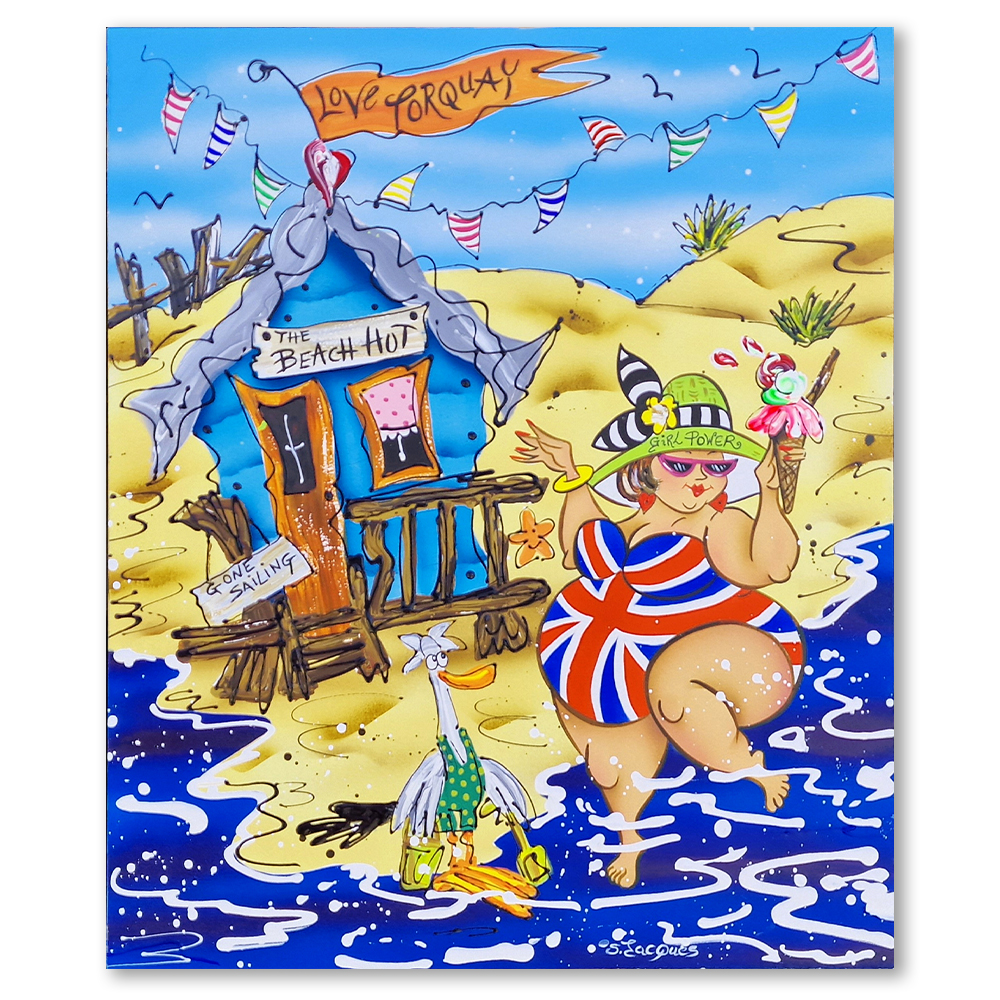 love-torquay-stephanie-jacques-framed-wall-art-print