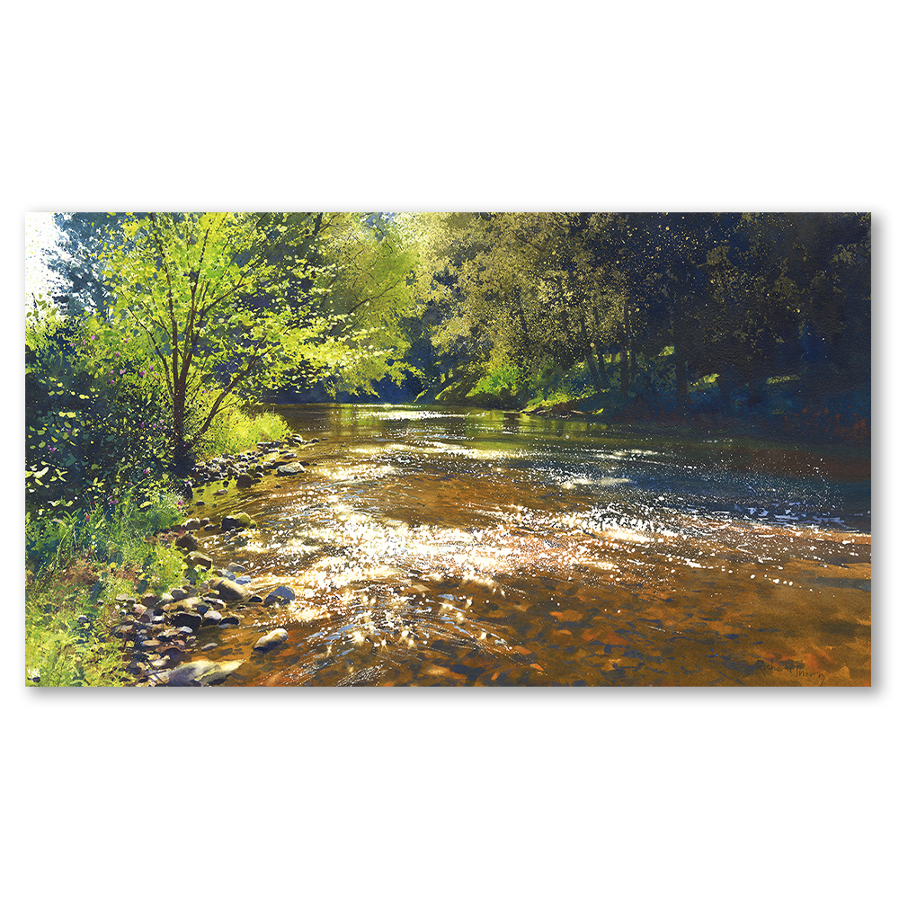 river-calm-richard-thorn-art-landscape-nature-riverscape-seascapes-framed-wall-art-prints-devon-cornwall-woodland-english-countryside-limited-edition