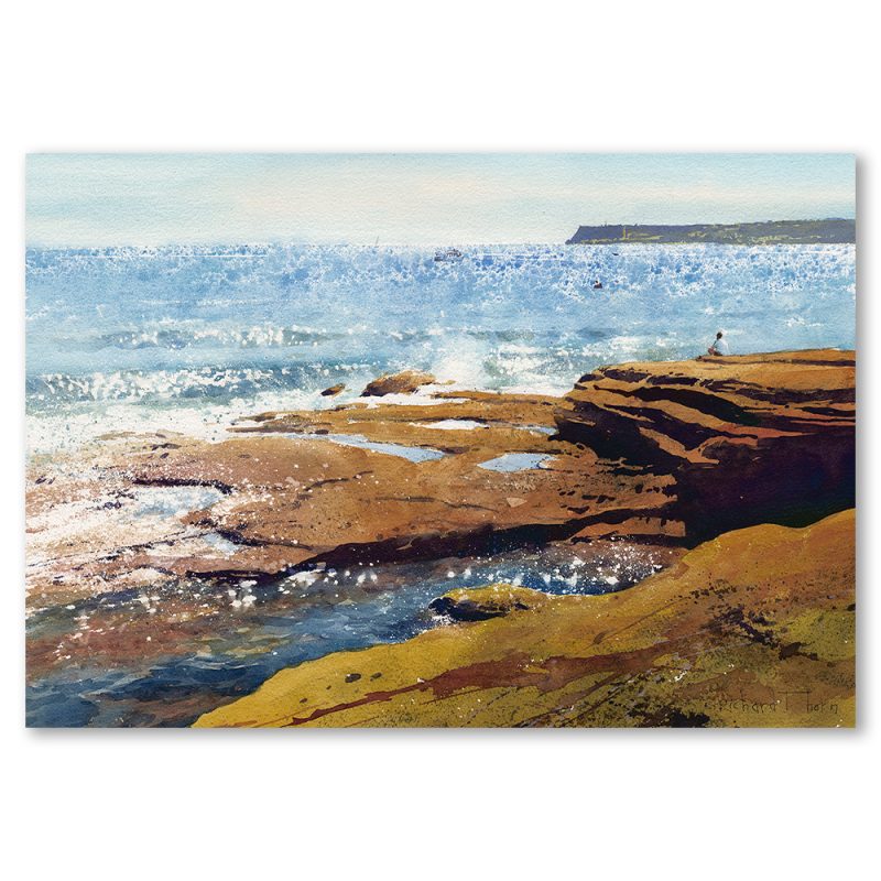 surf-in-the-summer-breeze-richard-thorn-art-landscape-nature-riverscape-seascapes-framed-wall-art-prints-devon-cornwall-woodland-english-countryside-limited-edition