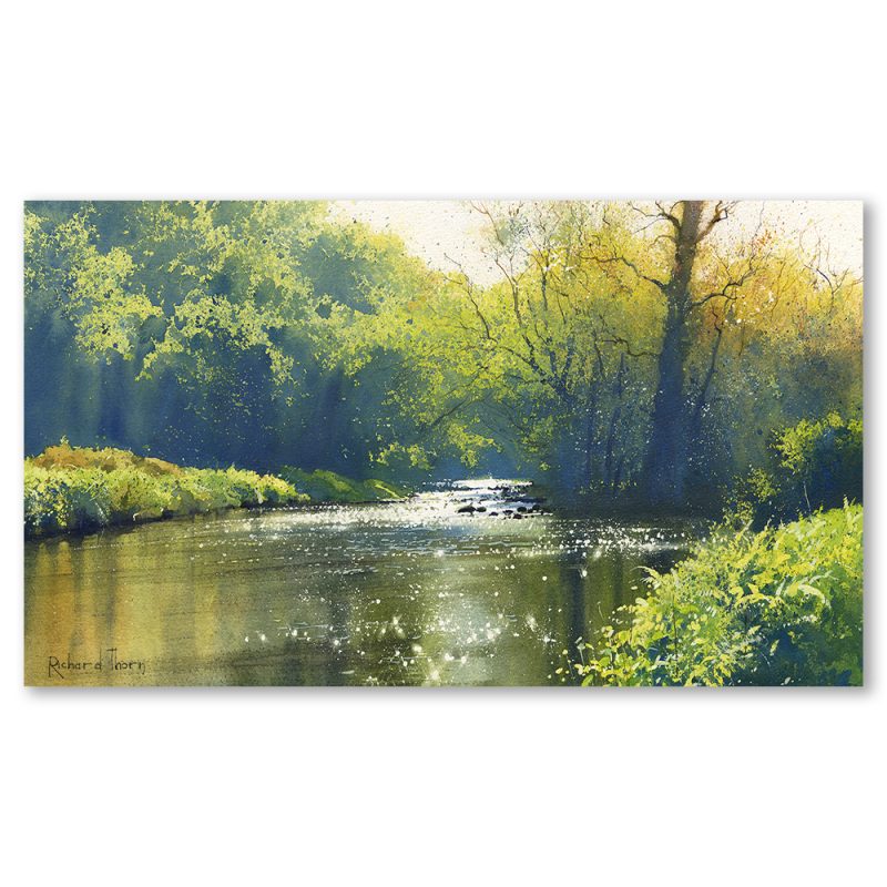the-dreaming-river-richard-thorn-landscape-nature-riverscape-seascapes-framed-wall-art-prints-devon-cornwall-woodland-english-countryside-limited-edition