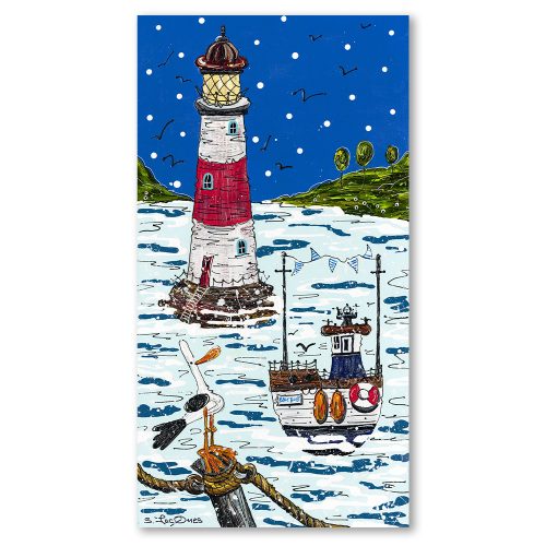 The Lighthouse Stephanie Jacques framed wall art print