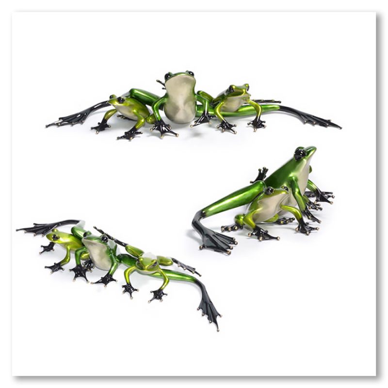 threes-company-frogman-solid-bronze-frogs-tim-cotterill