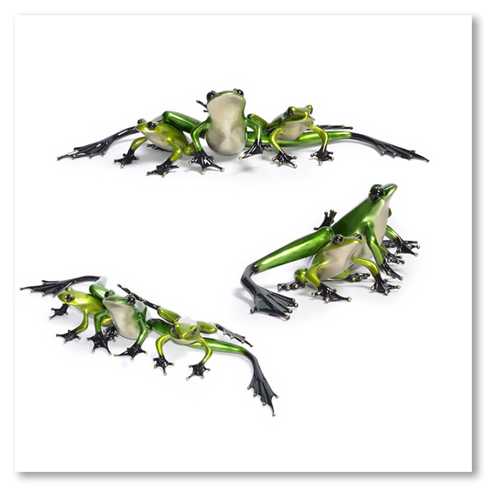 threes-company-frogman-solid-bronze-frogs-tim-cotterill