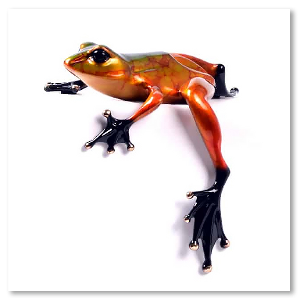 diego-frogman-solid-bronze-orange-frogs-tim-cotterill