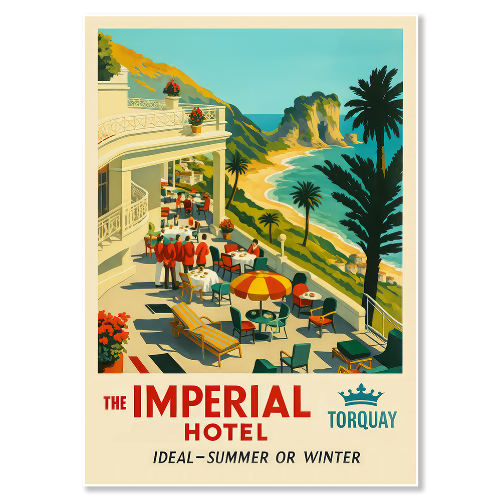 0012-george-torquay-english-riviera-vintage-poster-prints-framed