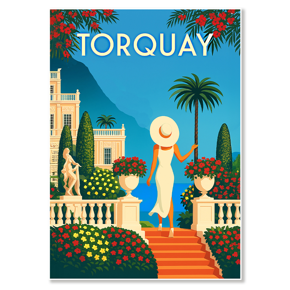 0015-george-torquay-english-riviera-vintage-poster-prints-framed