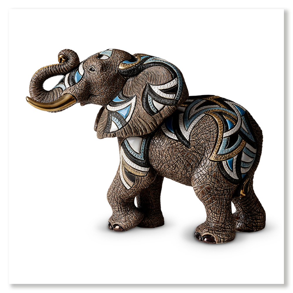 african-elephant-sculptures-de-rasa-ceramics-figurines-collectable