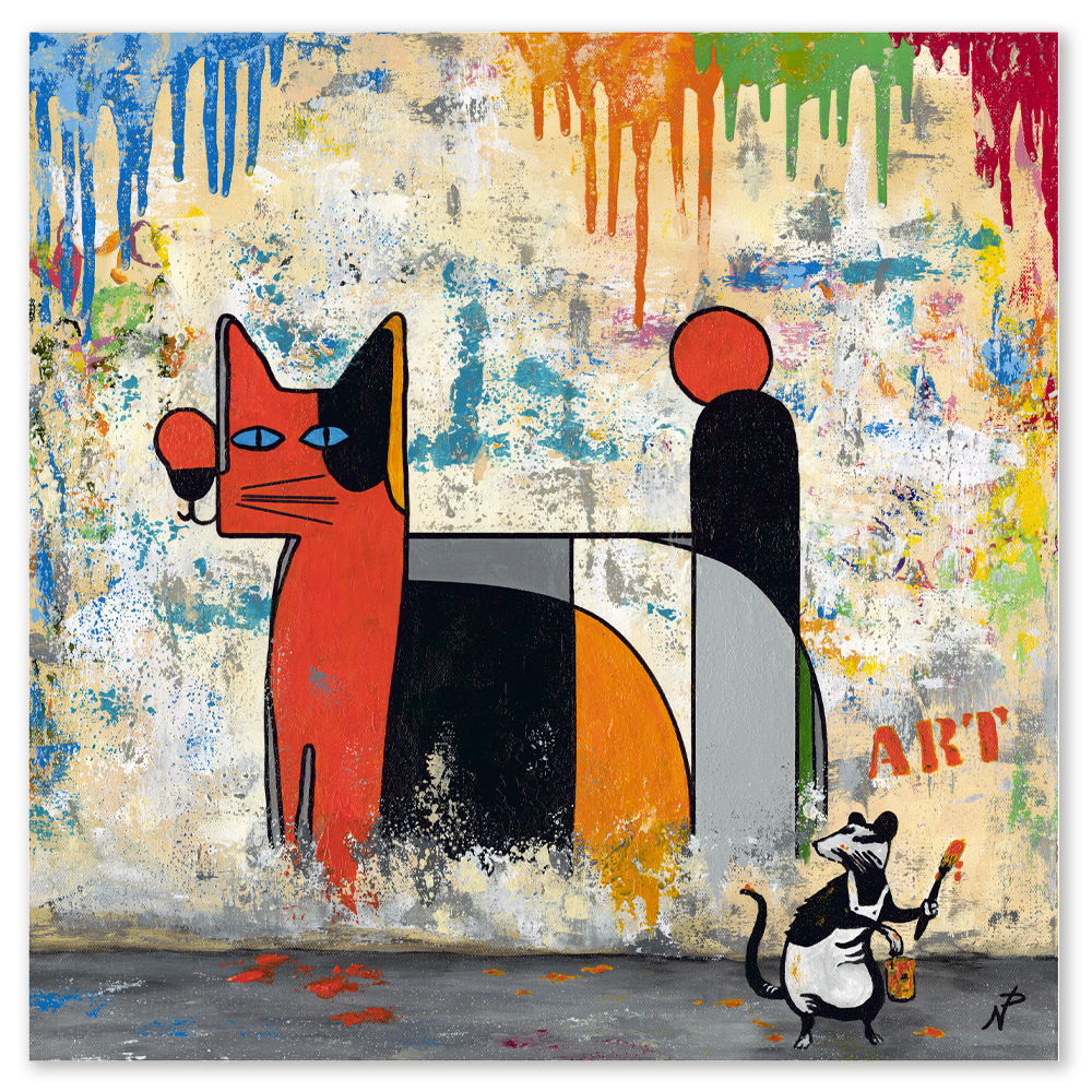 cat-by-rat-limited-edition-wall-art-print-natallia-price-framed