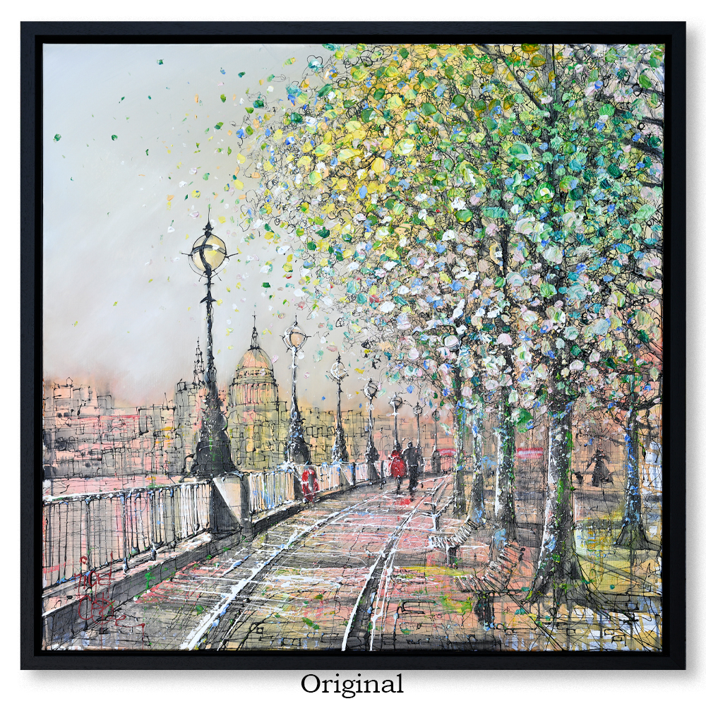 Soft-Light-Over-South-Bank-original-painting-framed-Nigel-Cooke
