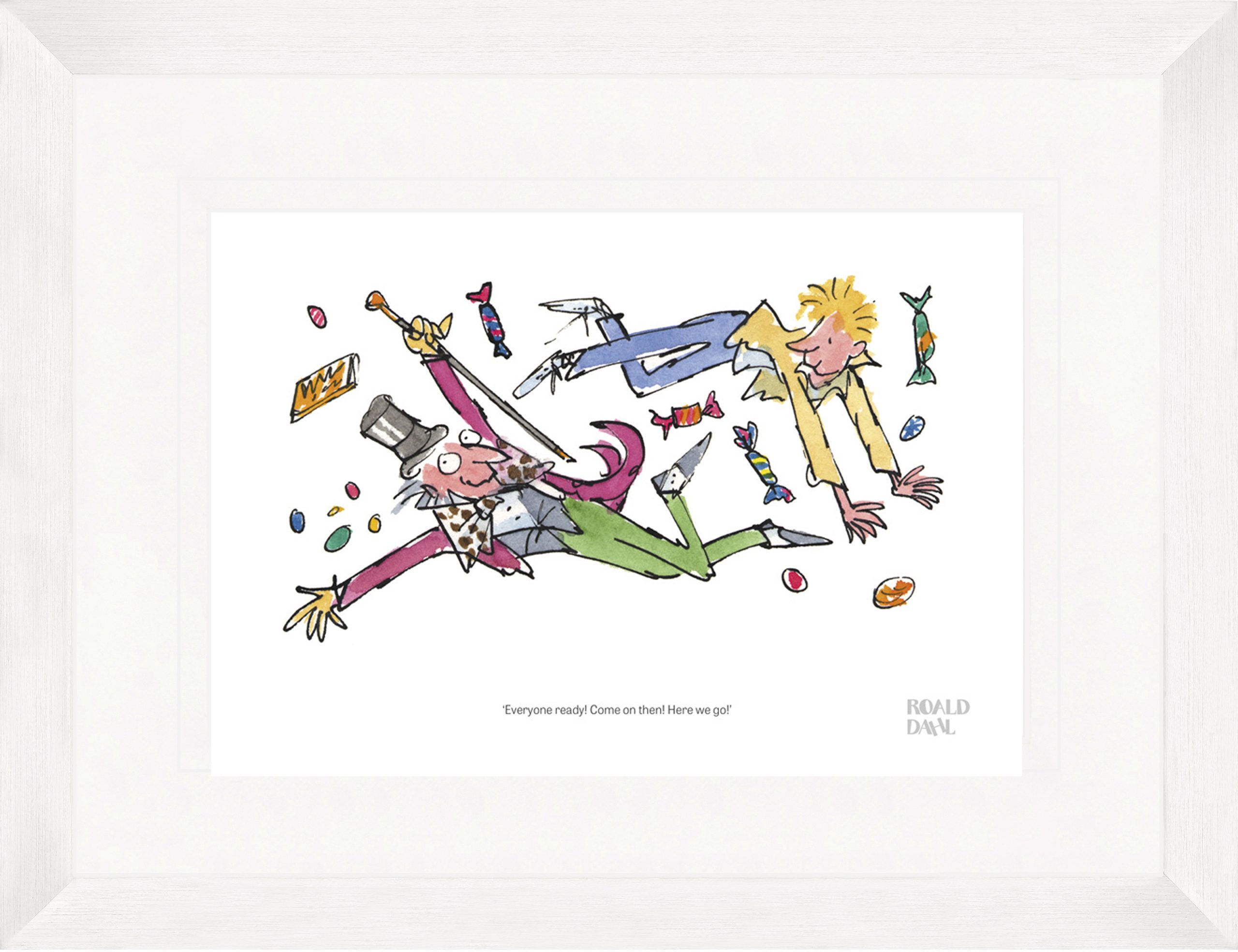 Everyone-Ready-Roald-Dahl-Quentin-Blake-wall-art-collectors-limited-editions-framed