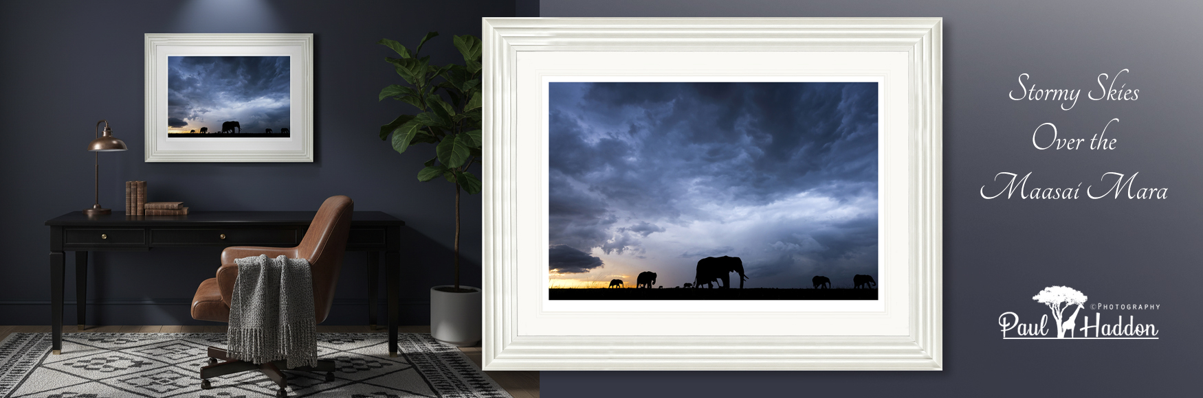 Paul-Haddon-Photography-Stormy-Skies-Over-the-Maasai-Mara-framed