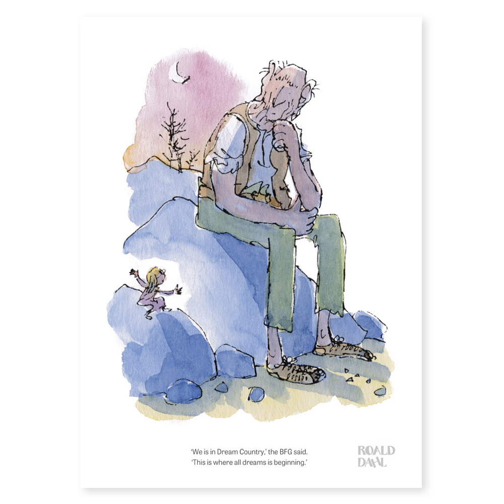 We-is-in-Dream-Country-Roald-Dahl-Quentin-Blake-wall-art-collectors-limited-editions