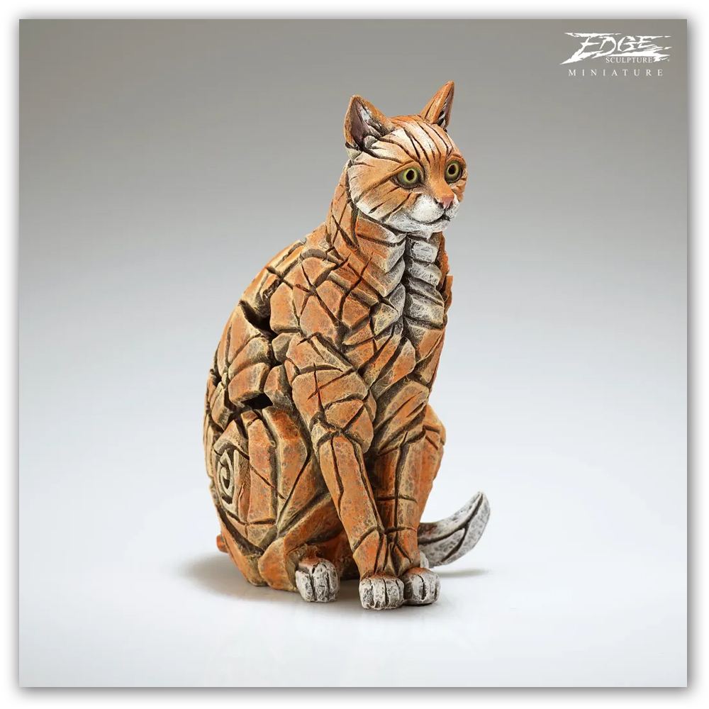 Miniature Sitting Cat (Ginger) - Image 2