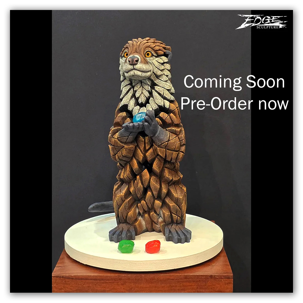 Otter Edge Sculpture ED51 Matt Buckley Haddon Galleries coming soon