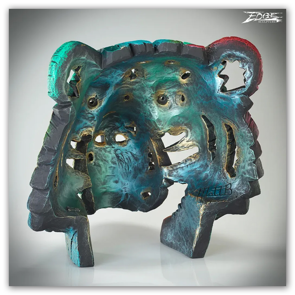 Tiger Bust Jungle Hunter Signature Series Time Limited Edition Edge Sculpture EDb31JH Matt Buckley Haddon Galleries 6